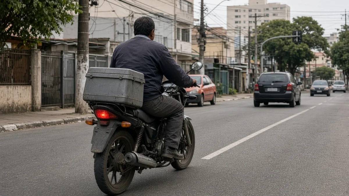 Moto de trabalho / entregador ou deslocamento profissional.