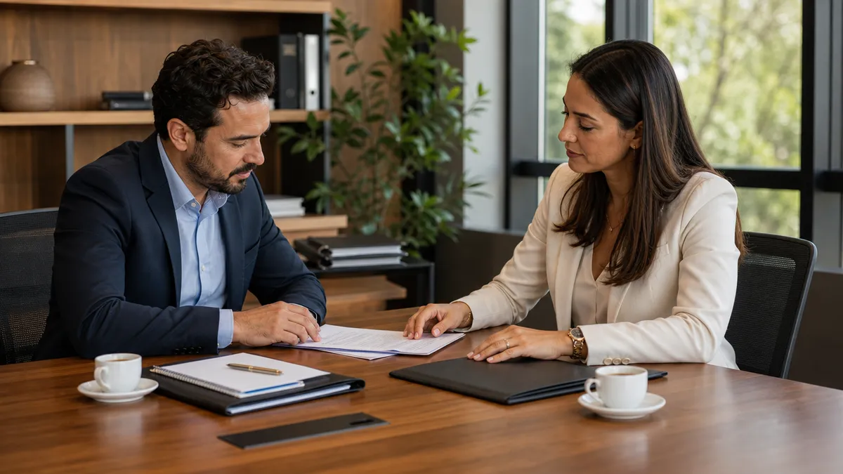 Reunião de renovação profissional.