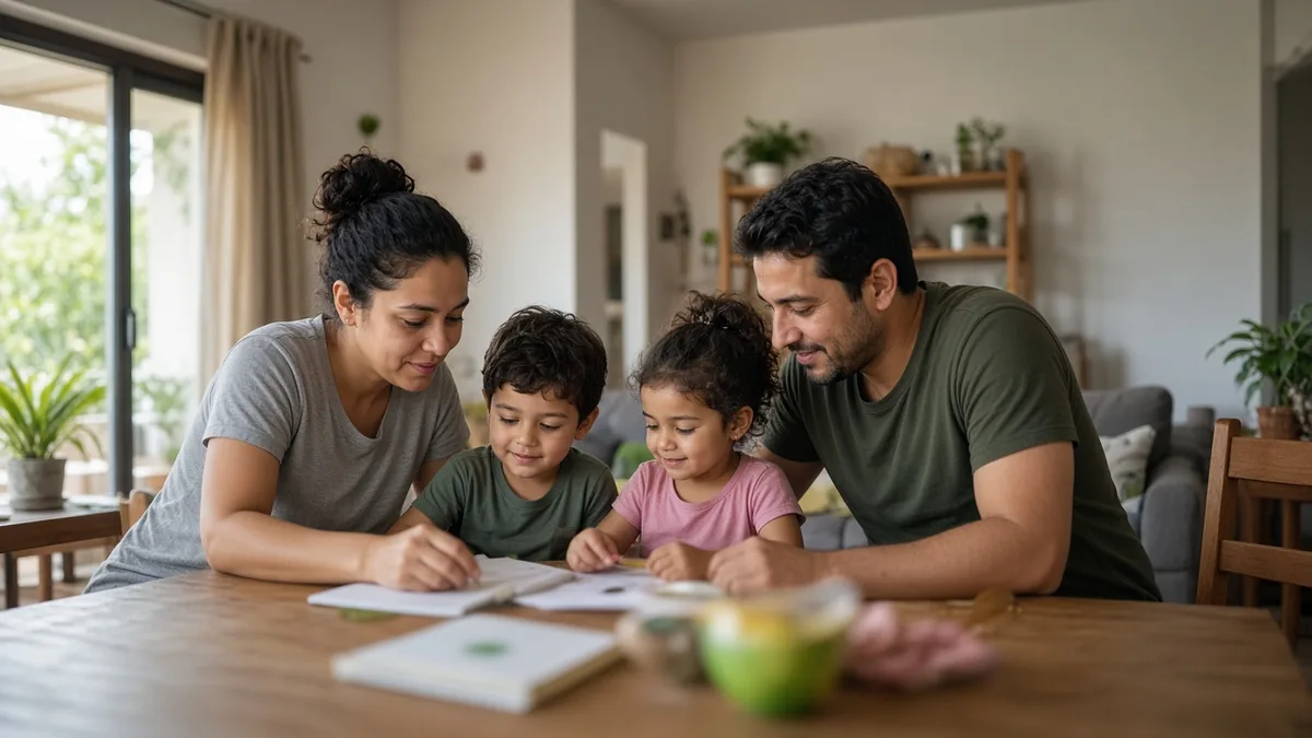 Família com filhos / casa com responsabilidade.
