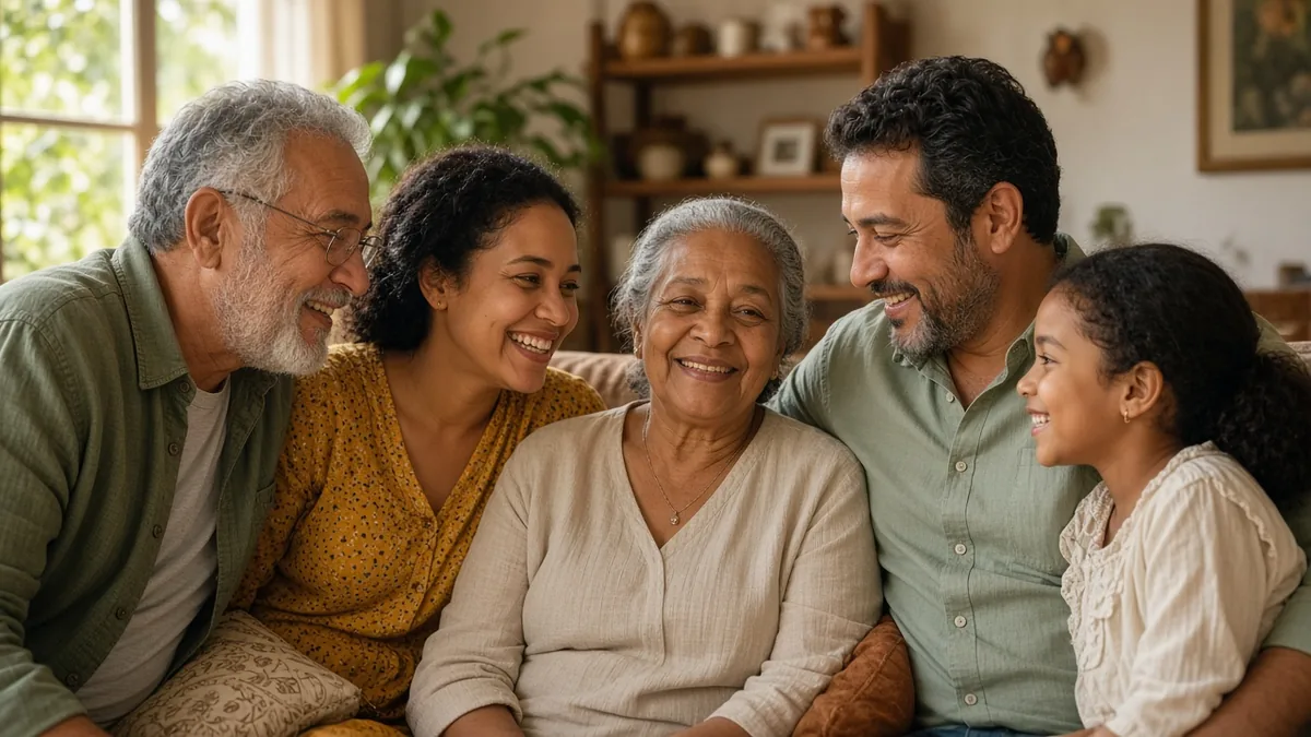 Família multigeracional ou legado/continuidade.
